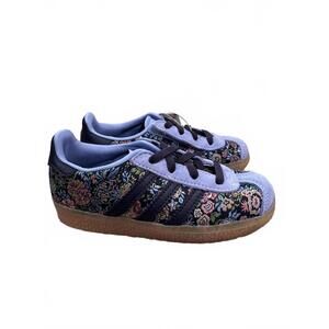 adidas Gazelle CF EL I Toddler 10K Blue Floral NEW (JH5208)